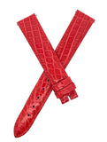 LOCMAN 16MM RED ALLIGATOR LEATHER WOMEN'S WATCH BAND 16R