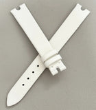 Chopard 13mm x 12mm White Satin Women's Watch Band Strap 105/70 B2817-0079