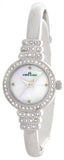 Anne Klein Women's Pearl Dial Metal Bangle Bracelet Watch 10/8387