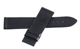 Tissot 20mm x 18mm Black Leather Watch Band Strap