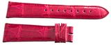 LOCMAN WOMENS 20MM RED ALLIGATOR LEATHER WATCH BAND STRAP