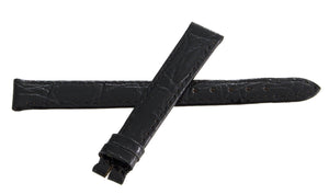Zenith 12mm x 10mm Black Alligator Watch Band Strap 150