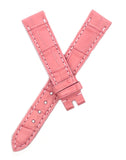 Genuine Chopard 14mm x 12mm Pink Alligator Leather Watch band Strap