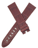Montblanc Men's 22mm x 20mm Brown Alligator Leather Watch Band FSK