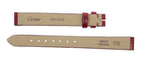 Cartier 11mm x 10mm Burgundy Alligator Leather Watch Band KD7JAY35 FDE