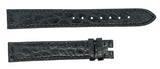Chopard 15mm x 14mm Black Alligator Women's Watch Band Strap 115/080