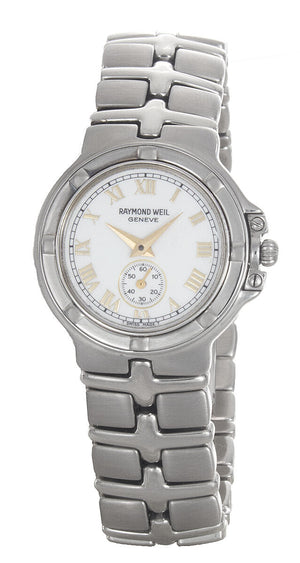Raymond Weil Geneve White Dial Stainless Steel Womens Watch 9988-/IV