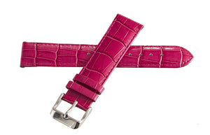 Anne Klein New York 20mm Pink Alligator Leather Watch Band Strap