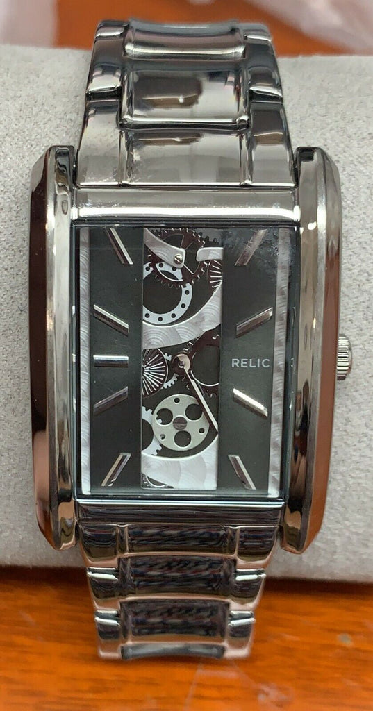 Relic By Fossil Allen Gunmetal Display Stainless Steel Men's Watch