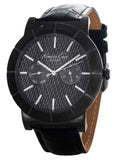 Kenneth Cole New York Grey Dial Black Alligator Leather Band Watch KC9227