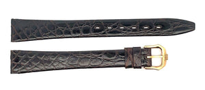 Raymond Weil 12mm Brown Leather Women's Watch Strap Band