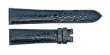 Chopard 20mm x 16mm Dark Navy Blue Alligator Men's Watch Band Strap 115/80