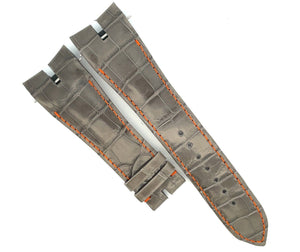 Roger Dubuis 27mm x 21mm Grey Alligator Leather Watch Band C EX45 XL