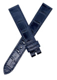 Chopard 15mm x 14mm Dark Blue Alligator Women's Watch Band Strap 105/070