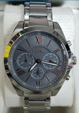 Fossil BQ3054 Grey Dial Stainless Steel Bracelet Chronograph Men's Watch