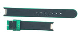 Dior Women's 14mm x 14mm Green Satin Watch Band Strap