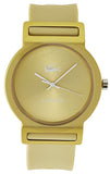 Lacoste 2020082 Tokyo Gold Dial Gold Resin Strap Women's Watch