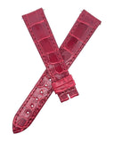 Longines 16mm x 14mm Dark Red Alligator Leather Watch Band Strap L682169835