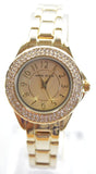 Anne Klein AK/2468CHGB Gold Dial Gold Tone Stainless Steel Women's Watch