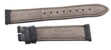 18mm x 16mm Women's Black Alligator Watch Band Strap