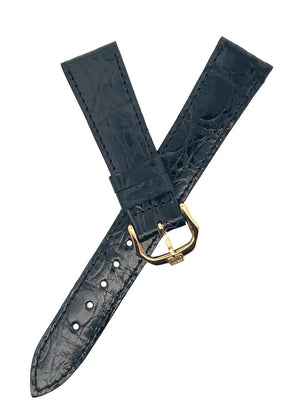 Raymond Weil 17mm x 14mm Black Alligator Leather Watch Strap Band