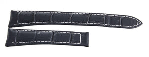 Raymond Weil Maestro Men's 20mm x 16mm Navy Blue Leather Watch Band V2.18