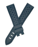Montblanc Men's 20mm x 18mm Black Rubber Watch Band Strap Medium