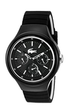 Lacoste Men's 2010870 Borneo Analog Display Quartz Black Watch