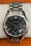 Emporio Armani Classic Chronograph Black Dial Men's Watch AR0673