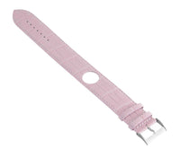 Pequignet Sorella 24mm Pink Alligator Leather Watch Band Strap