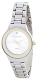 Anne Klein Women's Silver Tone Dial Silver Tone Metal Bracelet Watch AK/2549SVTT