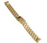 Joe Rodeo 16mm Gold-tone Stainless Steel Watch Band Strap