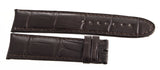 Montblanc Men's 22mm x 20mm Dark Brown Alligator Leather Watch Band FXK