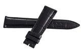 Ulysse Nardin 19mm x 16mm Black Alligator Leather Watch Band K3H3A