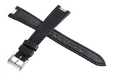 Raymond Weil Geneve V1.16 15mm Black Fabric Watch Band Strap W/ Silver Buckle