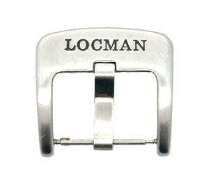 21mm Locman Men's Stainless Steel Buckle Clasp