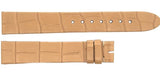 Montblanc 14mm x 13mm Beige Alligator Leather Women's Watch Band Strap FZH