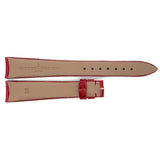 Ulysse Nardin 16mm x 13mm Red Leather Watch Band Strap