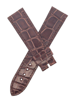 Chopard 20mm x 18mm Men's Brown Alligator Watch Band B0208-0056