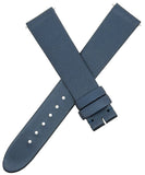 Montblanc Women's 17mm x 15mm Navy Blue Satin Leather Watch Band FDK