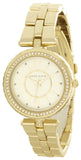 Anne Klein Womens Gold Tone Dial Gold Tone Metal Bracelet Watch AK/2588CHGB
