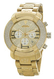 Aqua Master Men's Gold Stainless Steel Chronograph 20 Diamond Quartz Watch W96