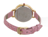 Betsey Johnson Women's Cat Crystal Pink Watch & Bracelet Set 268944GLD