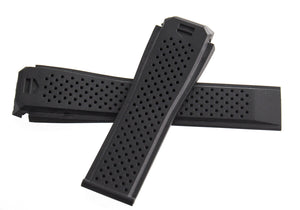 22mm Tag Heuer Carrera Calibre 2 Black Rubber Men's Band Strap CBG2A10.FT6168