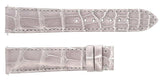 Cartier 18mm x 16mm Grey Alligator Leather Women's  Watch Band KDA8AAM3