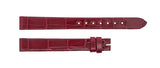 Cartier 11mm x 10mm Burgundy Alligator Leather Watch Band KD7JAY35 FDE
