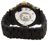 Renato Mens Black Dial Black Stainless Steel Bracelet Watch Ronda 5040F Beast