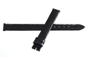 Genuine Century 10mm x 10mm Black Alligator Watch Band Strap