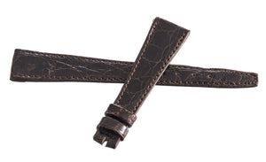 Girard Perregaux Women's 16mm x 10mm Brown Alligator Leather Watch Band