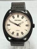 Diesel DZ-1836 Taupe Dial Dark Brown Leather Strap Men's Watch